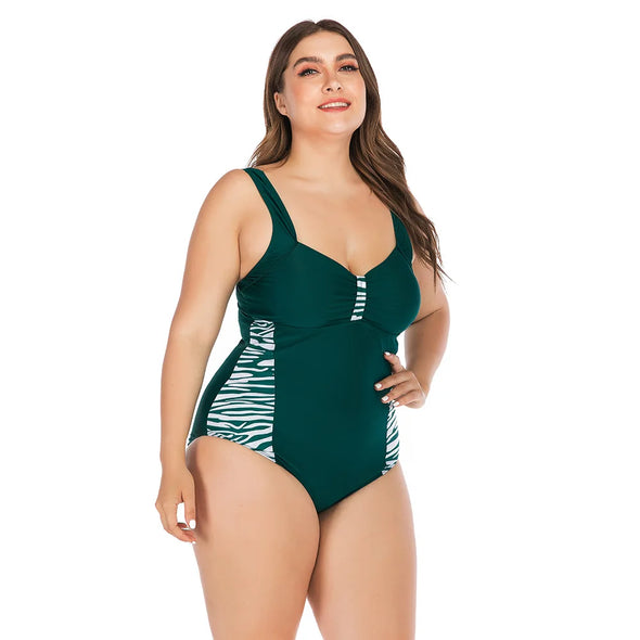 Solid Color One Piece Soft Swimsuit