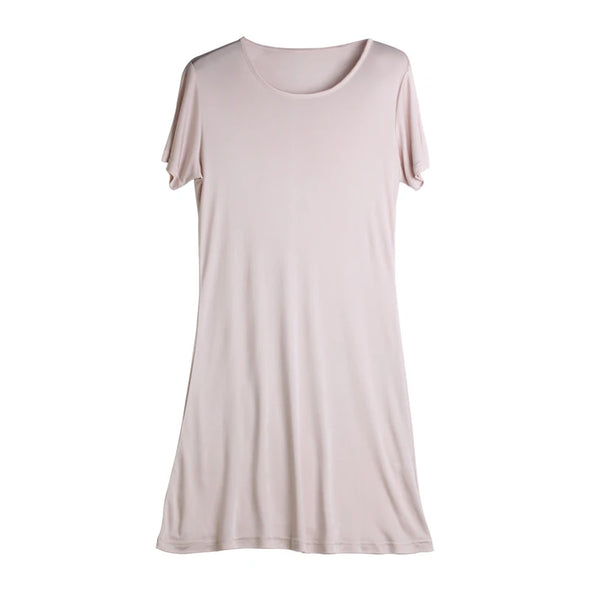 Women Full Slips with Short Sleeve