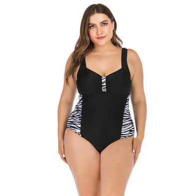 Solid Color One Piece Soft Swimsuit