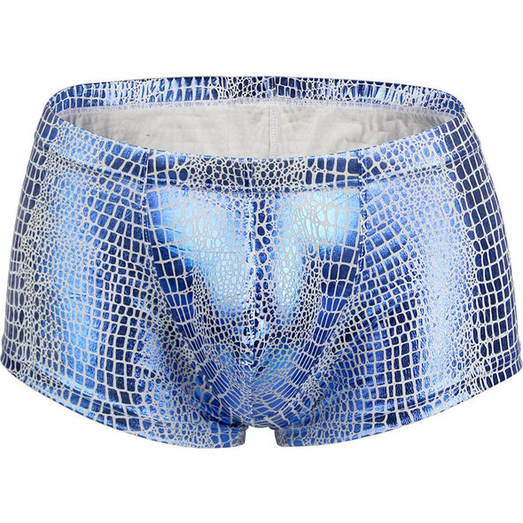 Snake Skin Imitation Leather Boxers