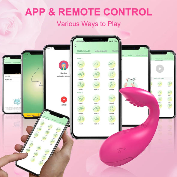 Bluetooth Vibrator with APP Remote Control