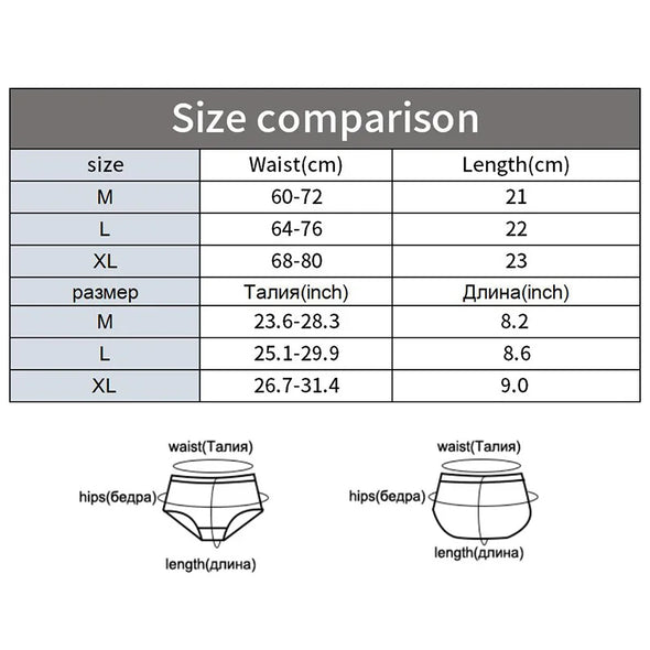 Breathable Cross Hollow Seamless Panties