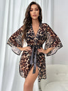 Leopard Print Kimono