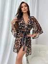 Leopard Print Kimono