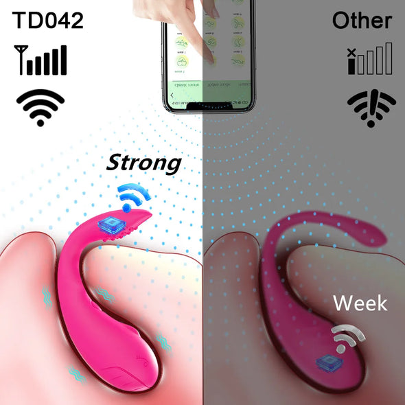 Bluetooth Vibrator with APP Remote Control