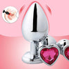 Crystal Jewelry Heart Butt Plug